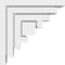 Ekena Millwork Standard Landon Architectural Grade PVC Bracket, 5"W x 9"D x 9"H BKTP05X09X09LAN - alternate 3